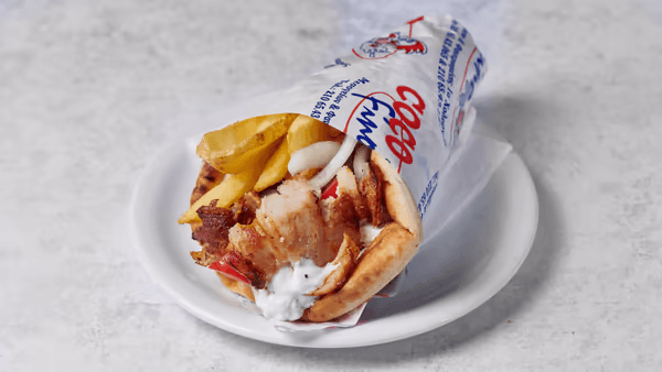 Γύρος χοιρινός σε πίτα